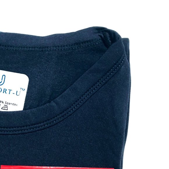 Navy Blue - Men Thermal 2 PCS Set Microfiber Fleece Crew Neck Top & Pants 2XL - Picture 4 of 7